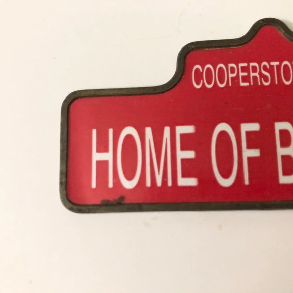 Vintage 1987 Home of Baseball Cooperstown NJ On The Road Keychain Missing Ring - Picture 3 of 11